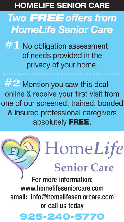 FREE Assessment and FREE First Visit from HomeLife Senior Care